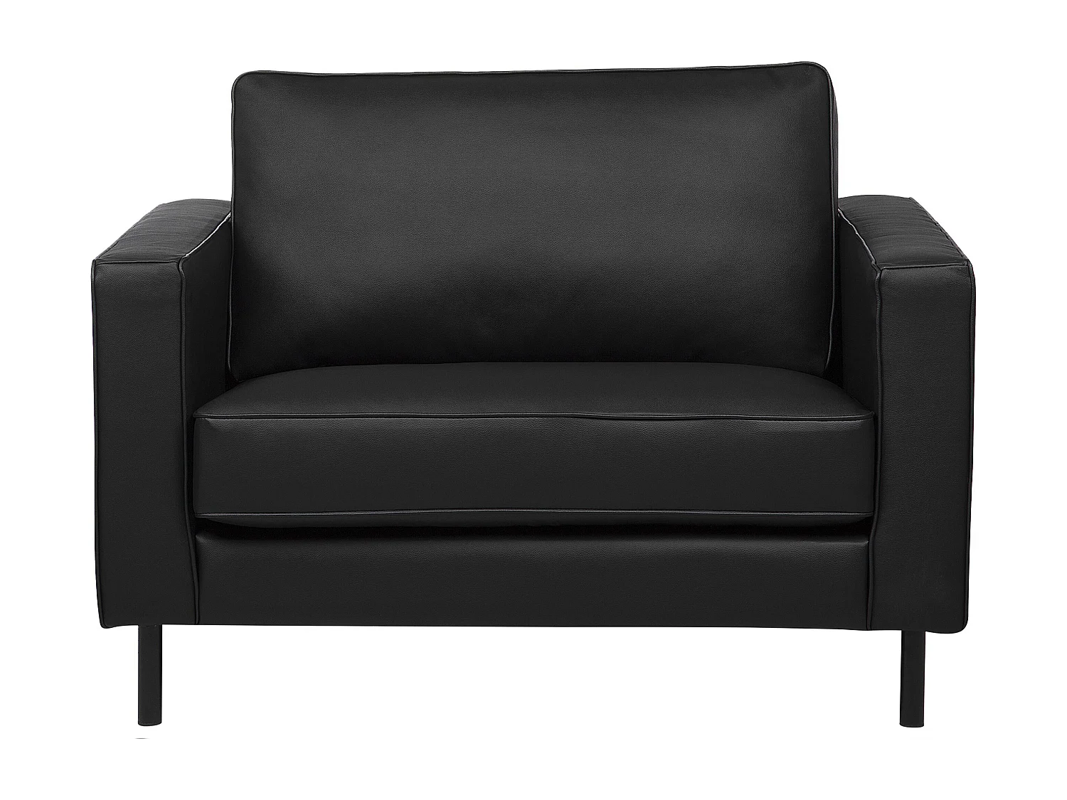 Fauteuil SAVALEN Cuir Noir