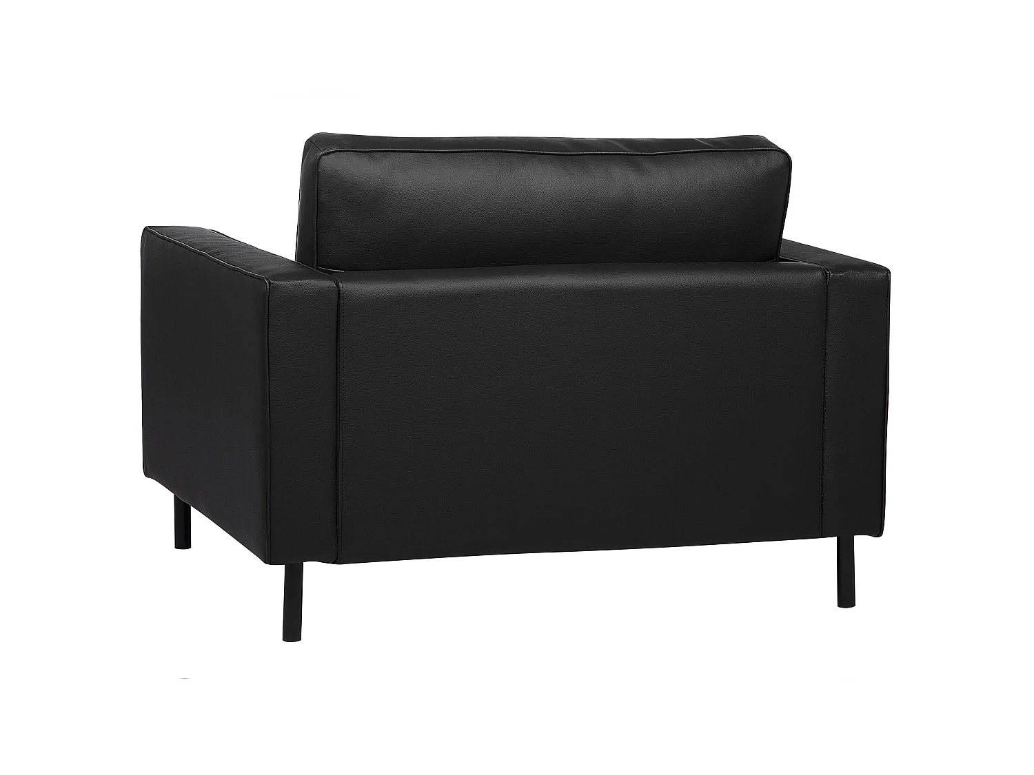 Fauteuil SAVALEN Cuir Noir