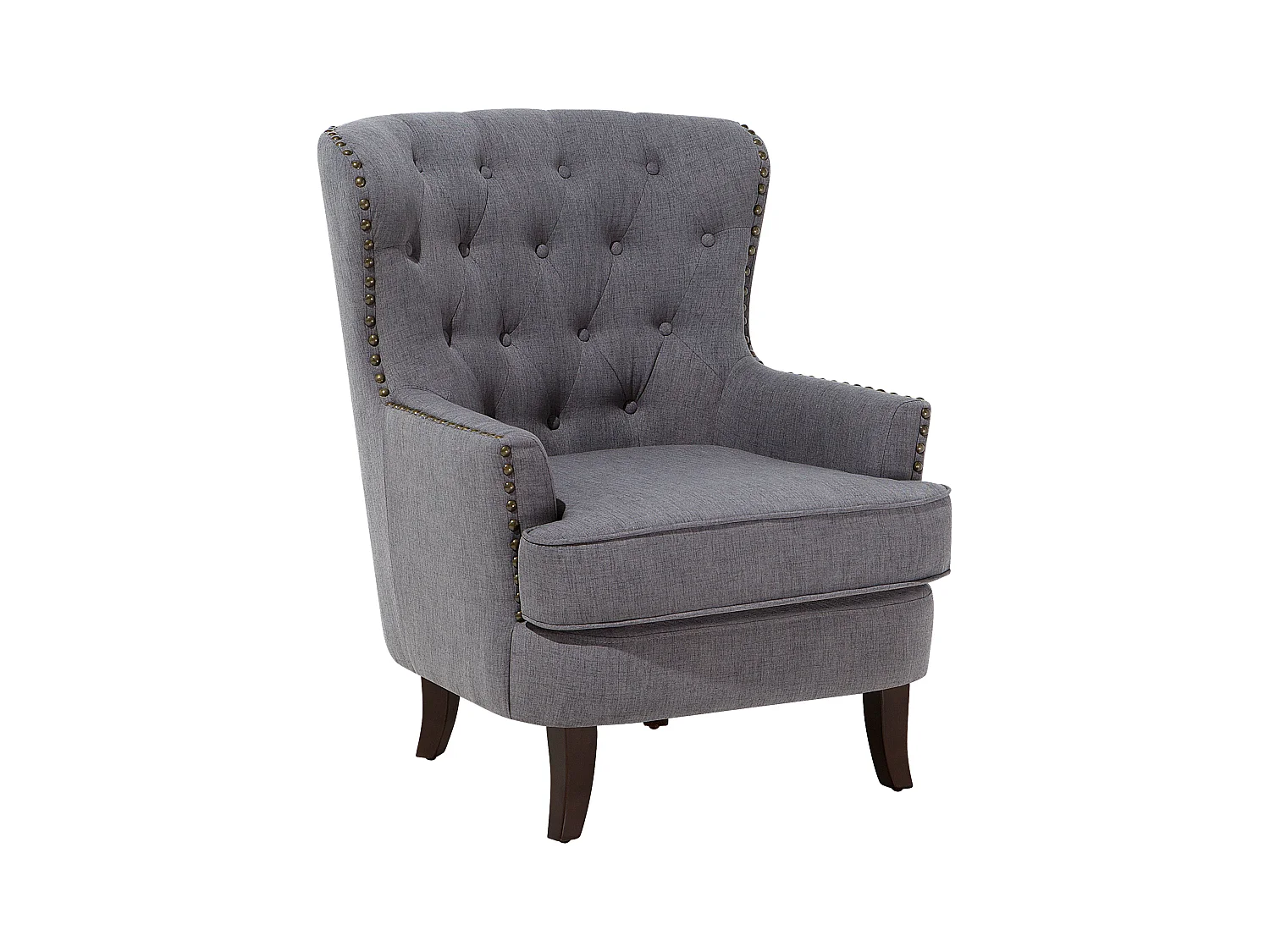 Fauteuil VIBORG II Stof Donkergrijs