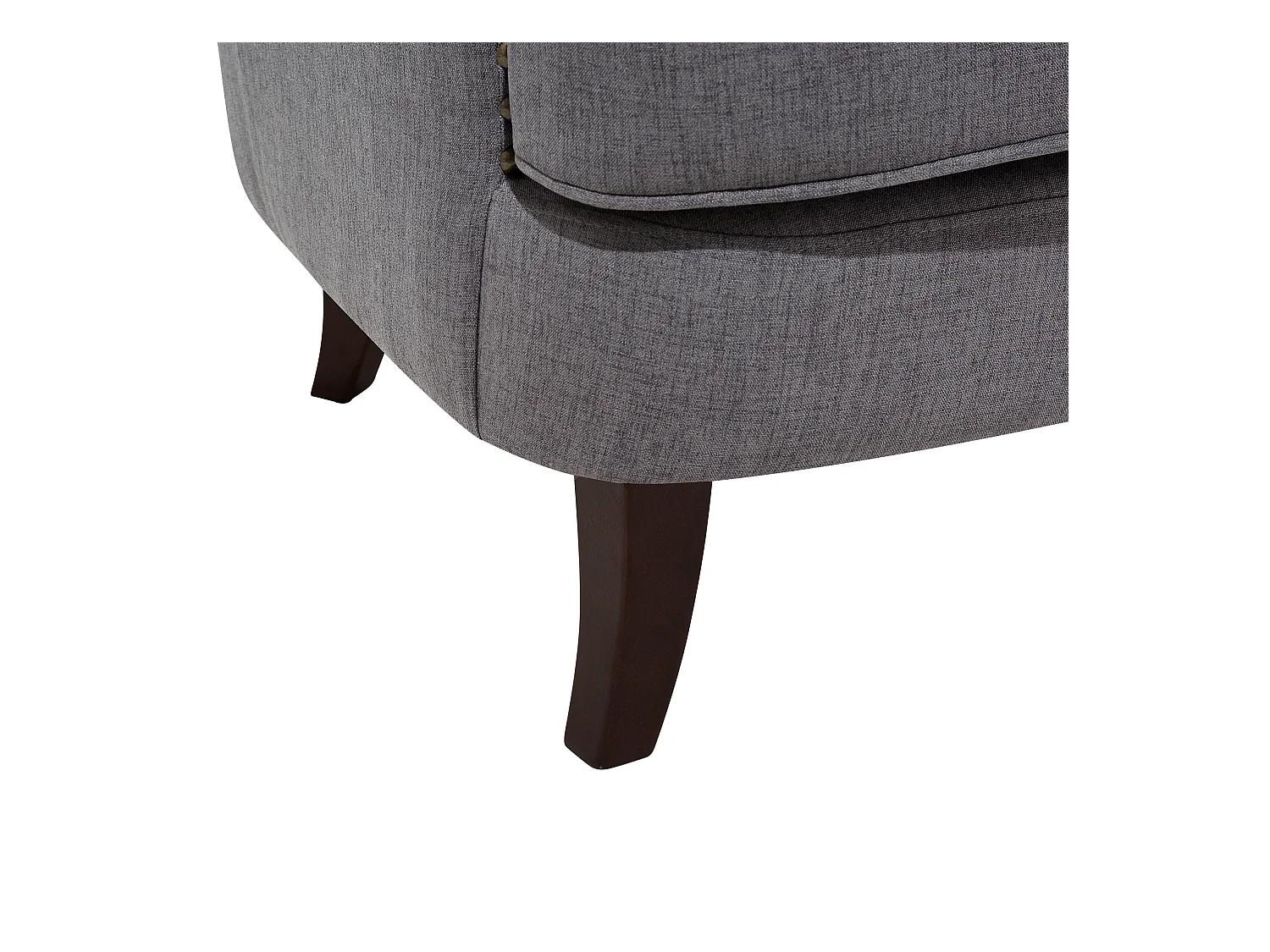 Fauteuil VIBORG II Tissu Gris foncé