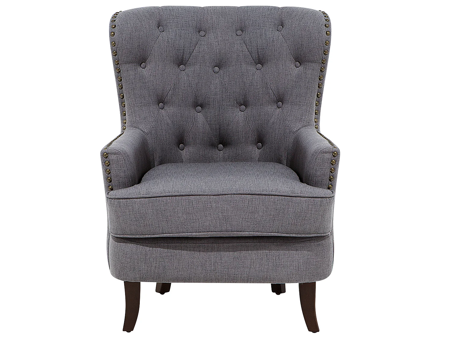 Fauteuil VIBORG II Tissu Gris foncé