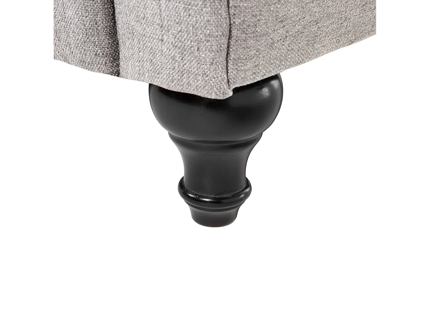 Fauteuil CHESTERFIELD Tissu Gris clair