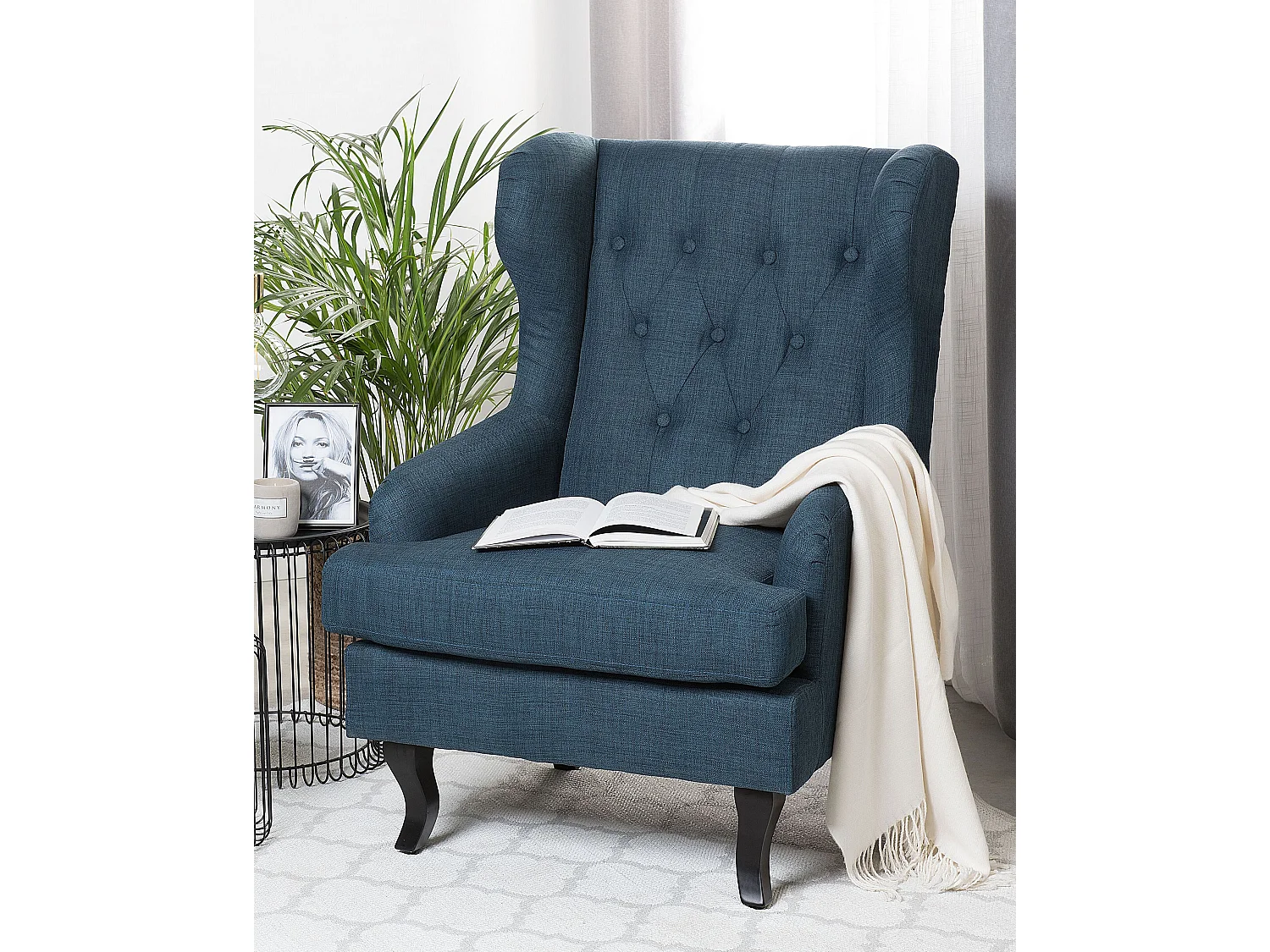 Fauteuil ALTA Stof Donkerblauw