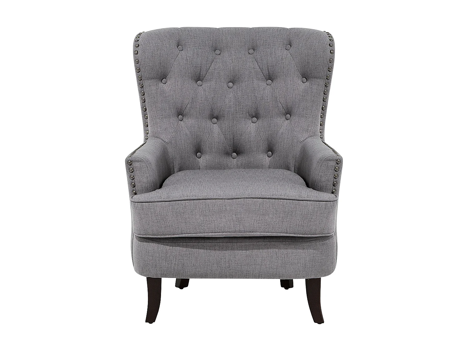 Fauteuil VIBORG II Tissu Gris clair