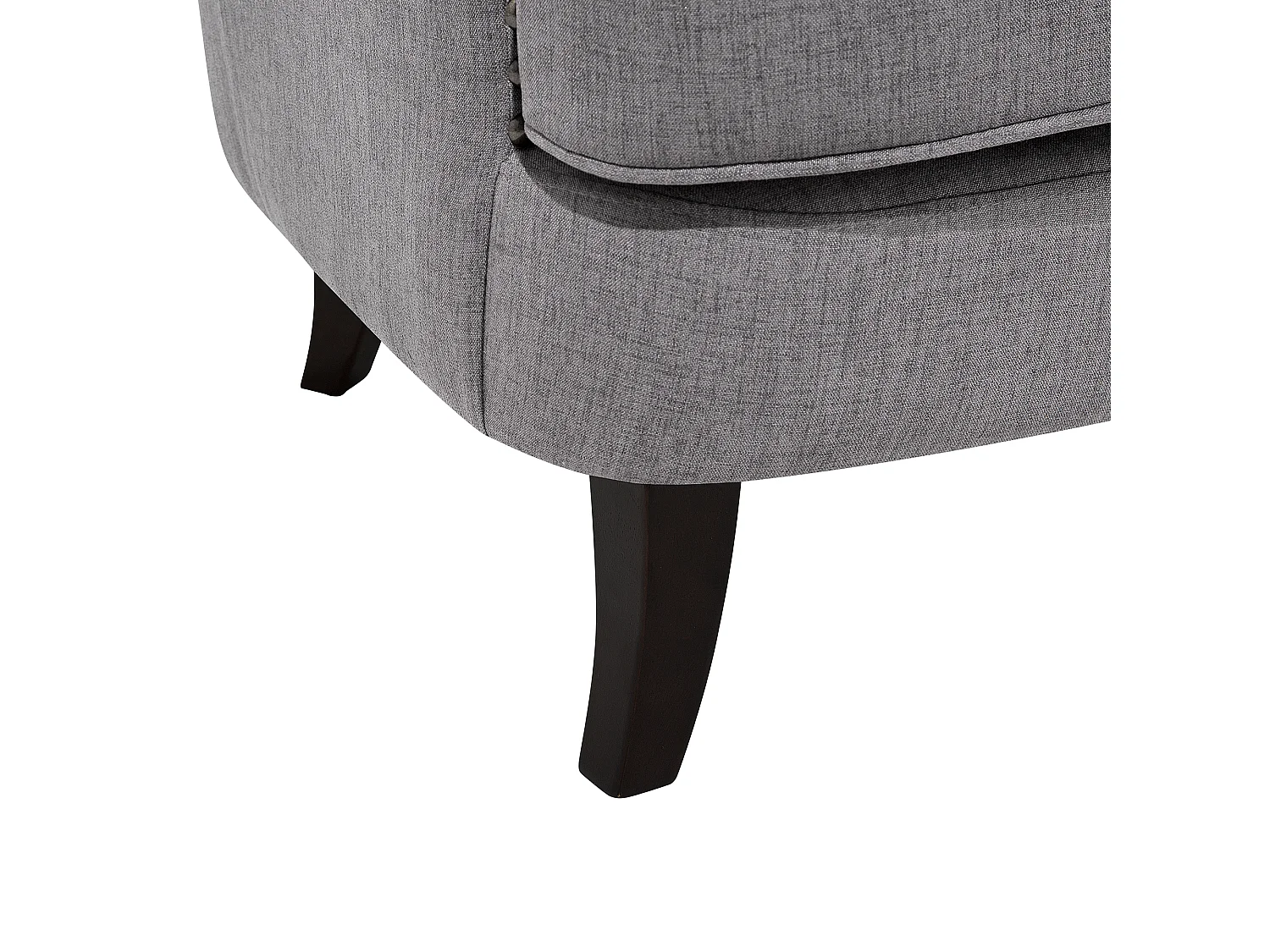 Fauteuil VIBORG II Tissu Gris clair