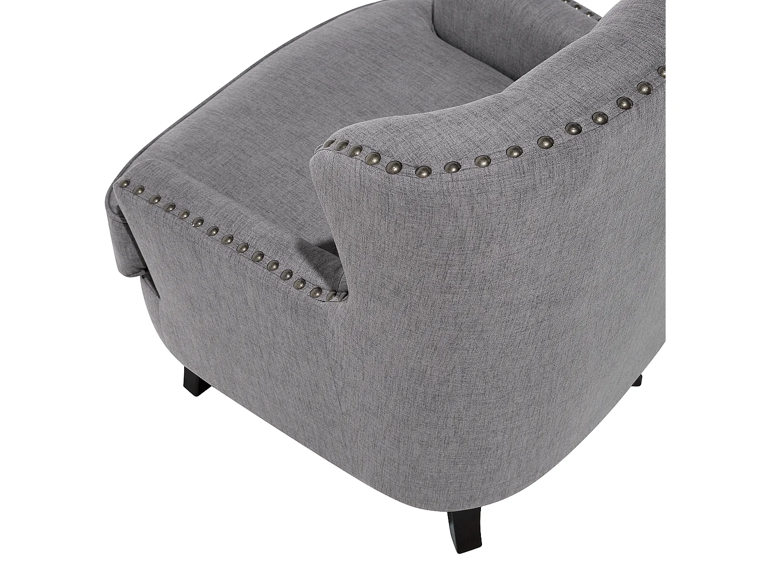 Fauteuil VIBORG II Tissu Gris clair