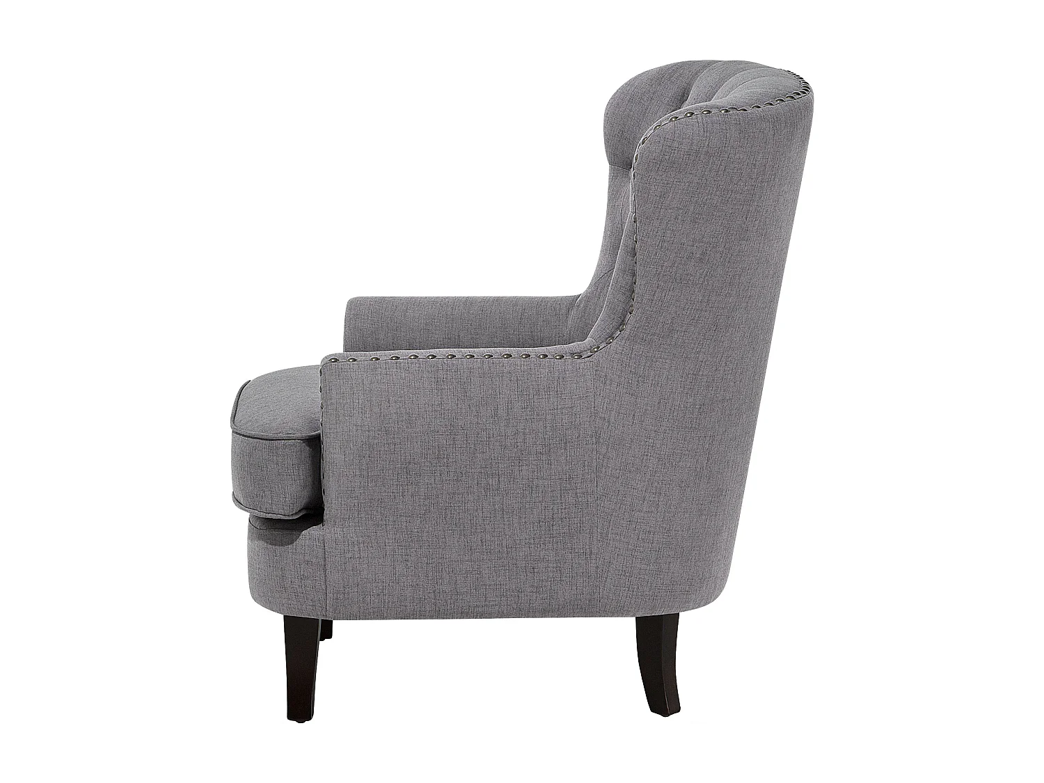 Fauteuil VIBORG II Tissu Gris clair