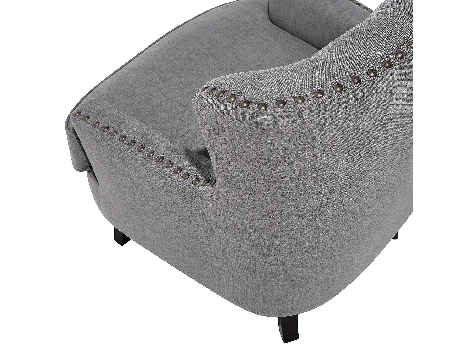 Fauteuil VIBORG II Tissu Gris clair
