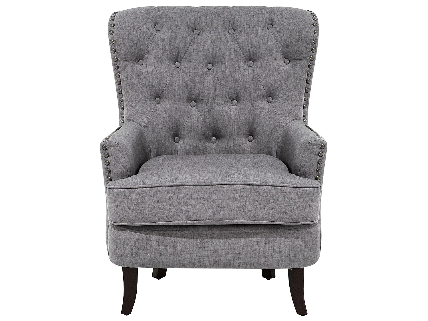 Fauteuil VIBORG II Tissu Gris clair