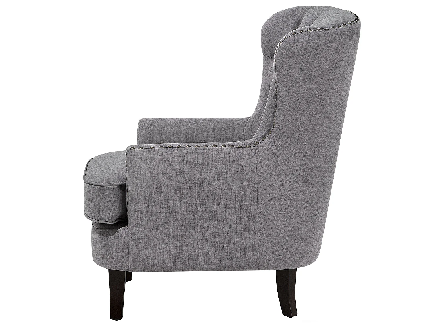 Fauteuil VIBORG II Tissu Gris clair