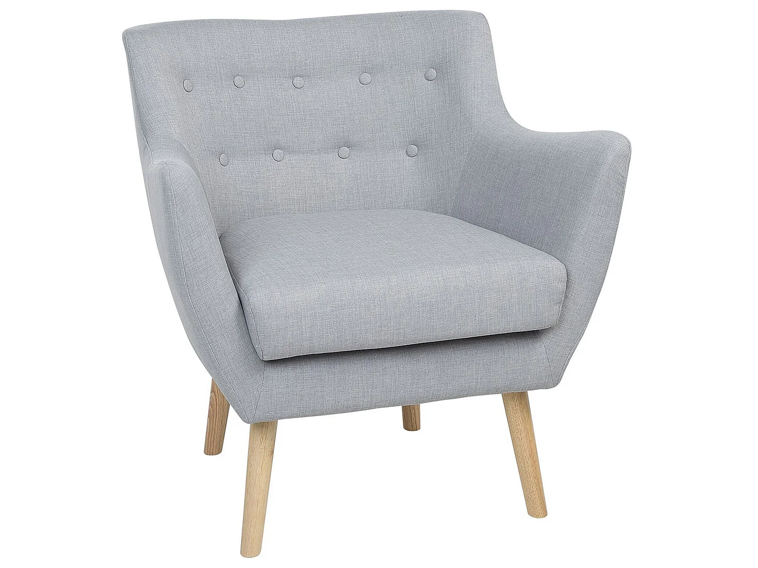 Fauteuil DRAMMEN Stof Lichtgrijs