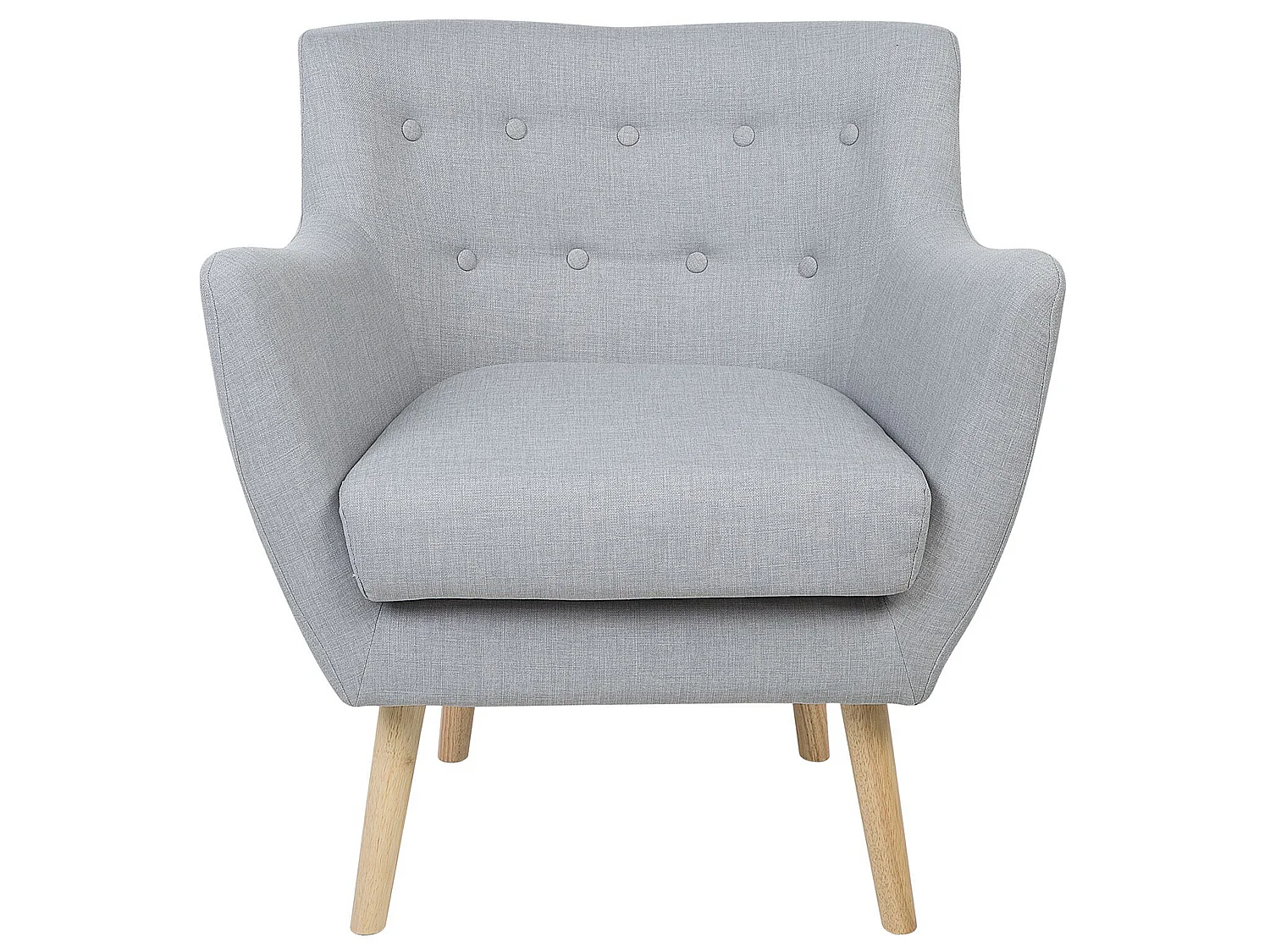 Fauteuil DRAMMEN Stof Lichtgrijs