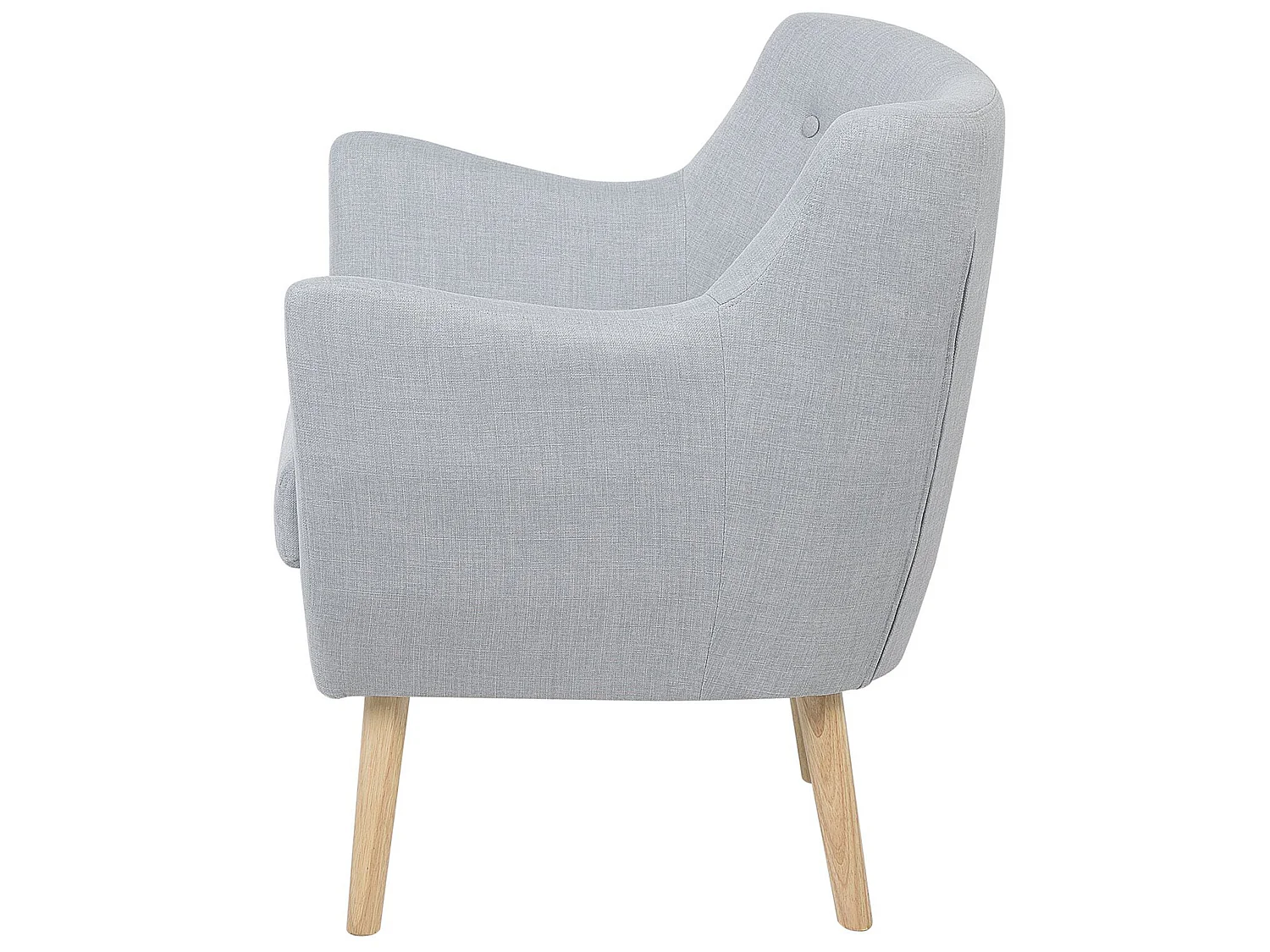 Fauteuil DRAMMEN Stof Lichtgrijs