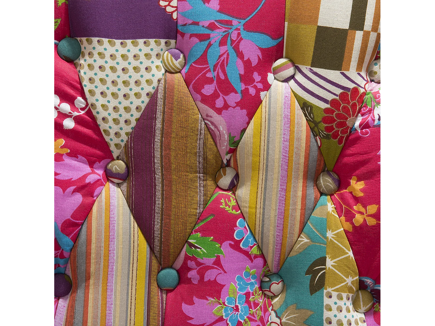 Poltrona com braços MOLDE Tecido Fucsia