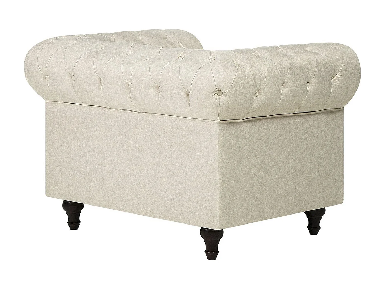 Fauteuil CHESTERFIELD Tissu Beige