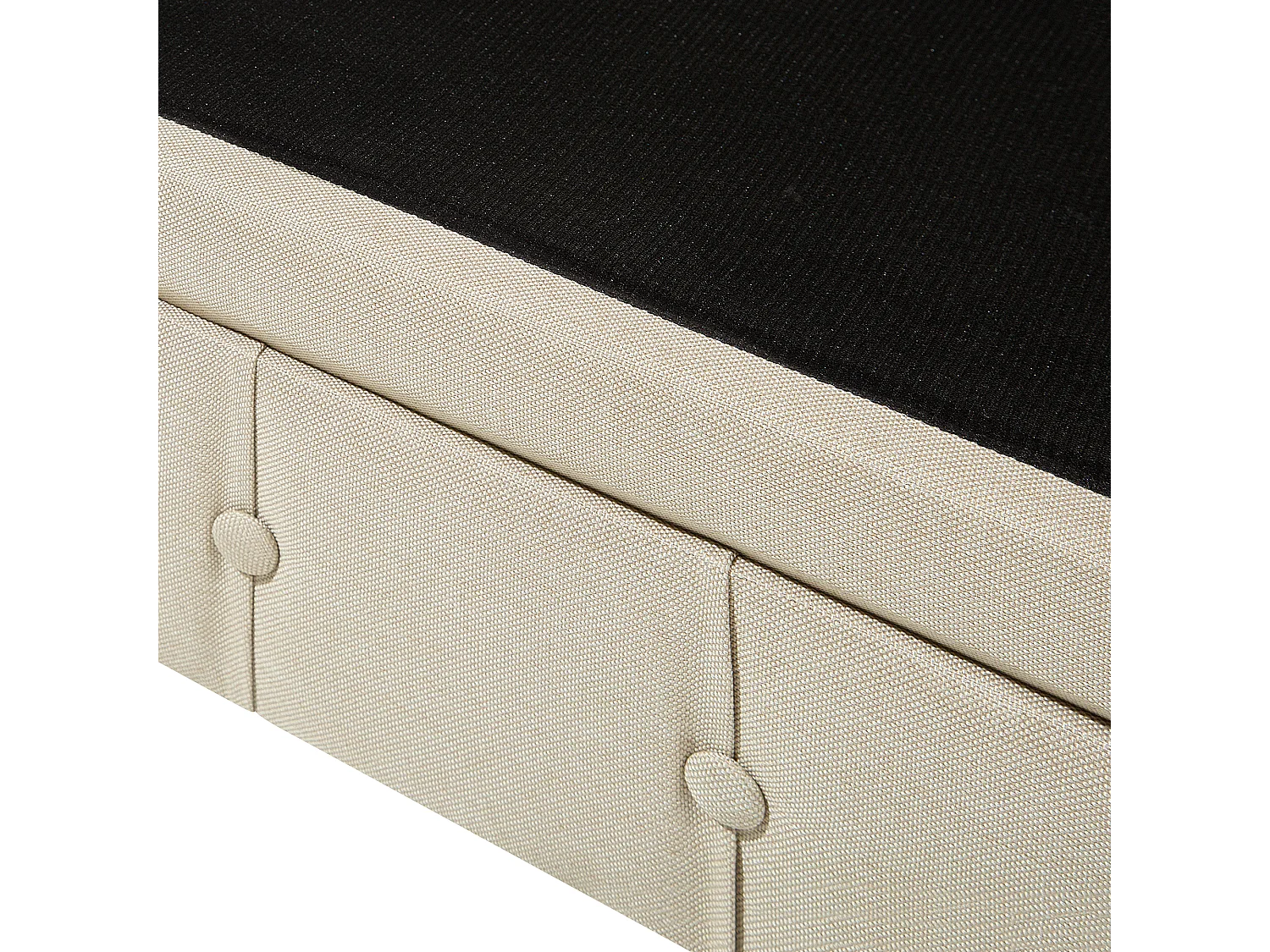 Fauteuil CHESTERFIELD Tissu Beige