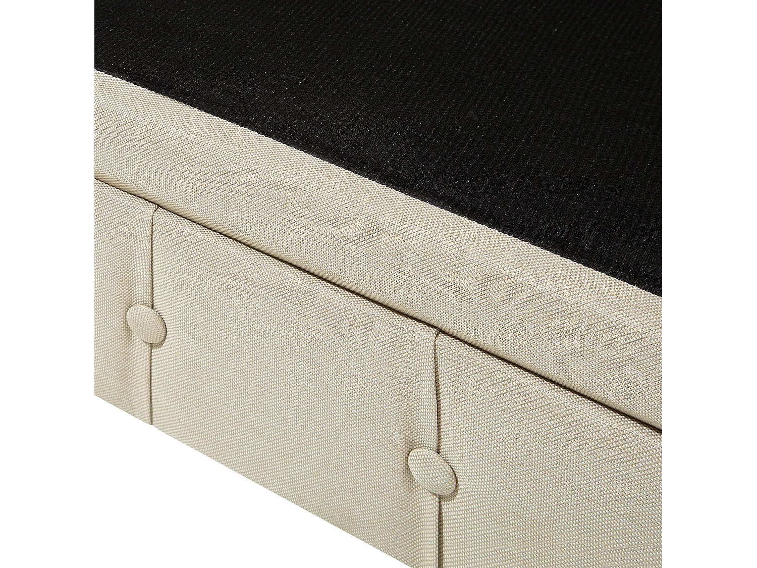 Fauteuil CHESTERFIELD Tissu Beige