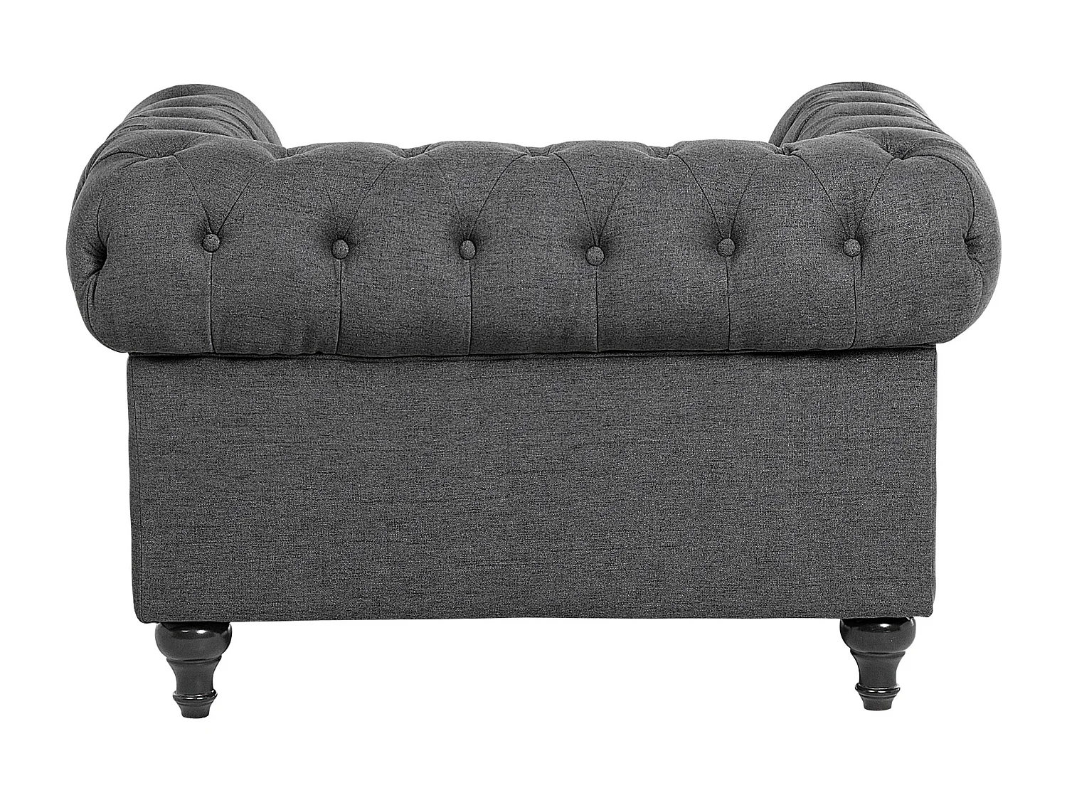 Fauteuil CHESTERFIELD Stof Grijs