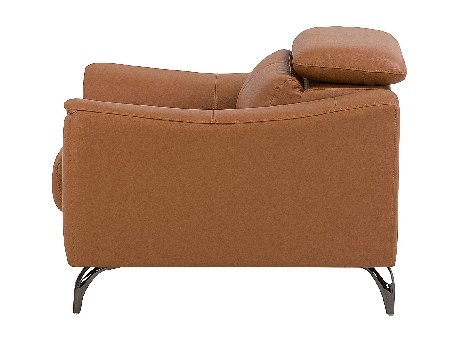 Fauteuil NARWIK Cuir Marron