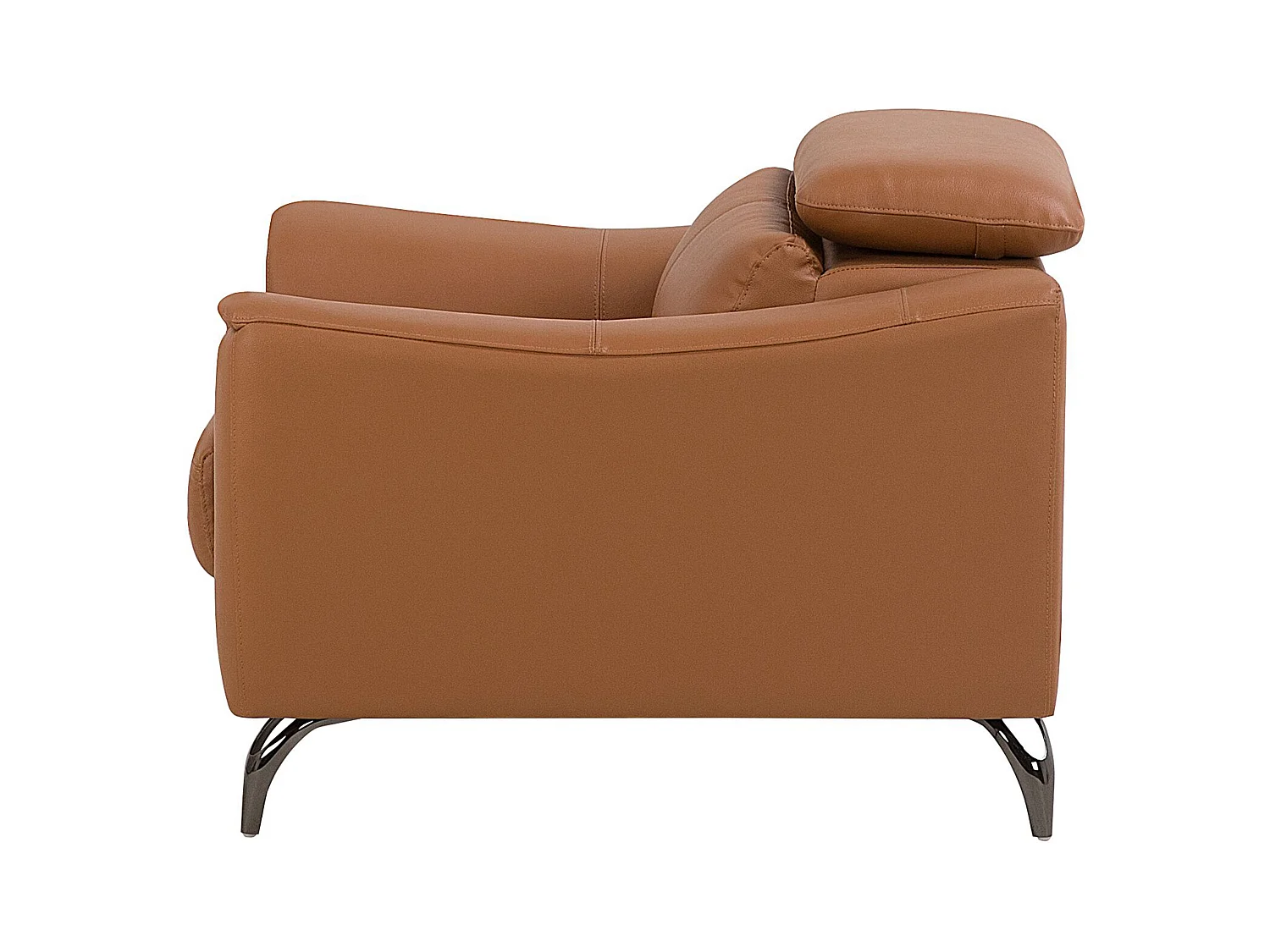 Fauteuil NARWIK Cuir Marron