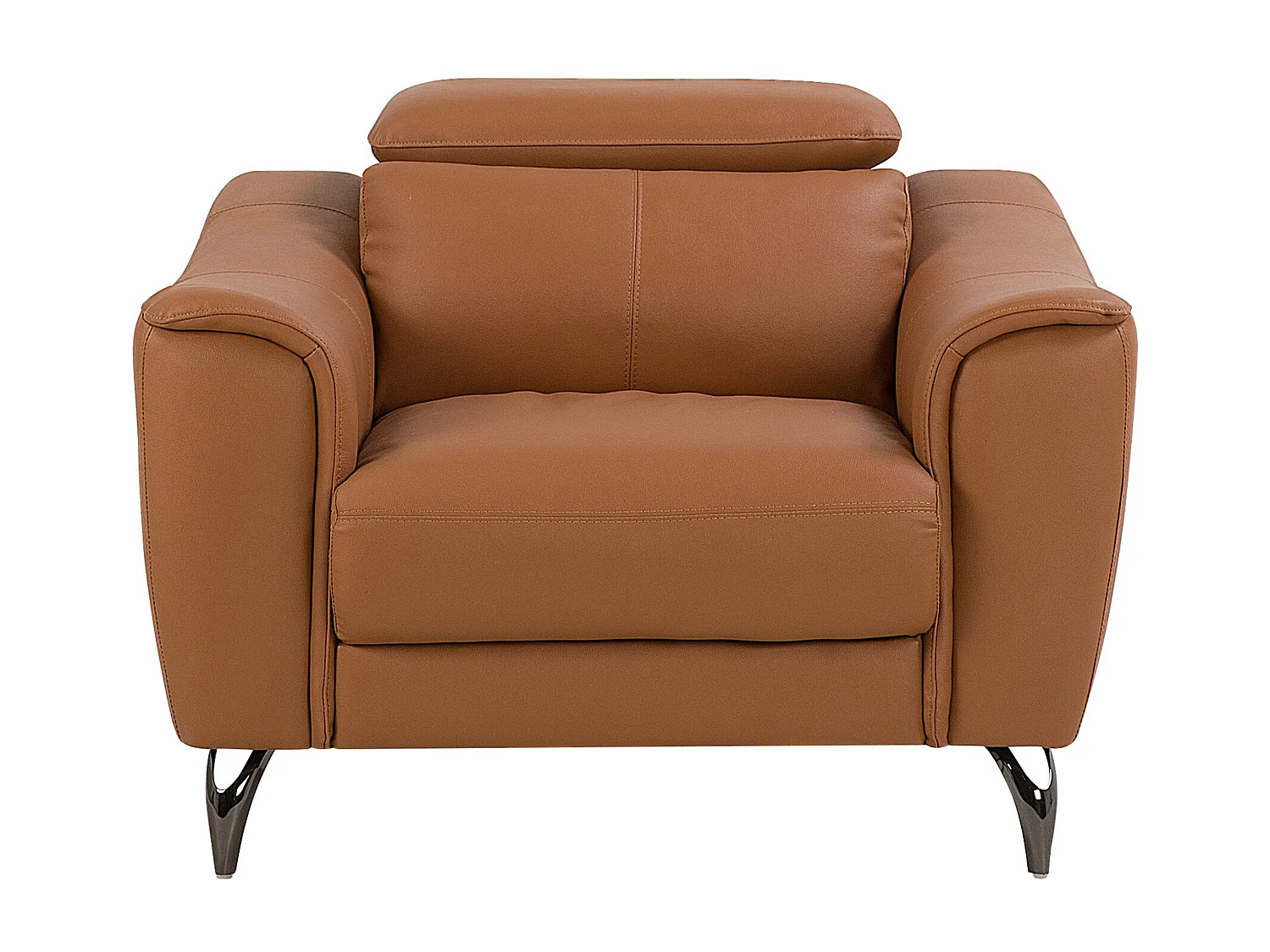 Fauteuil NARWIK Leer Bruin