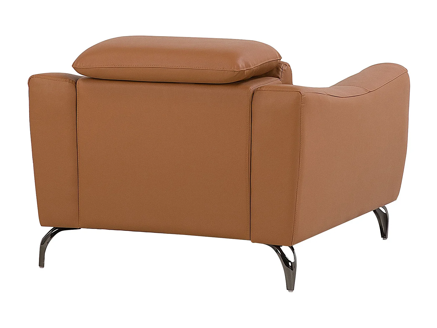 Fauteuil NARWIK Cuir Marron