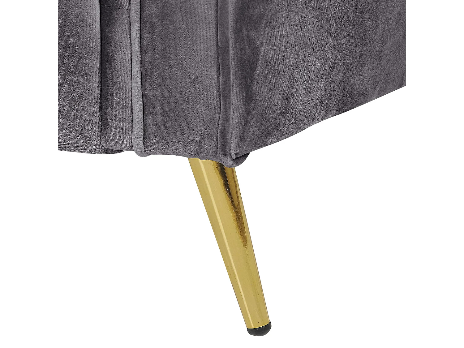 Fauteuil VIETAS Fluweel Donkergrijs