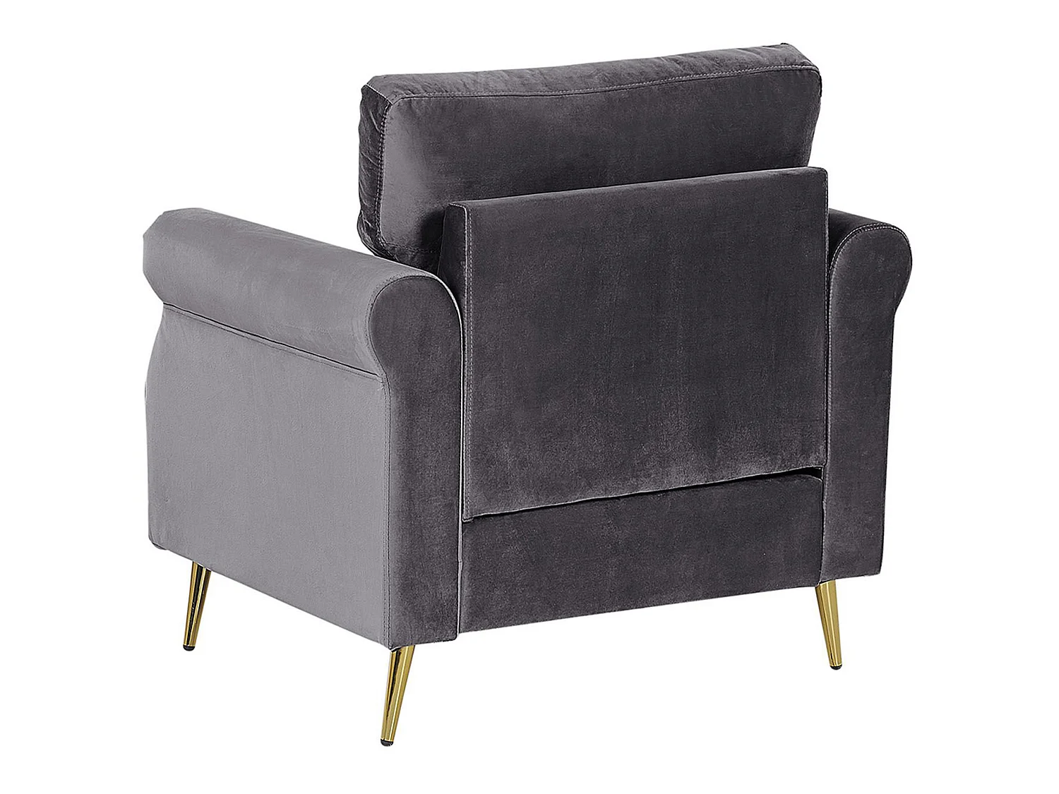 Fauteuil VIETAS Fluweel Donkergrijs