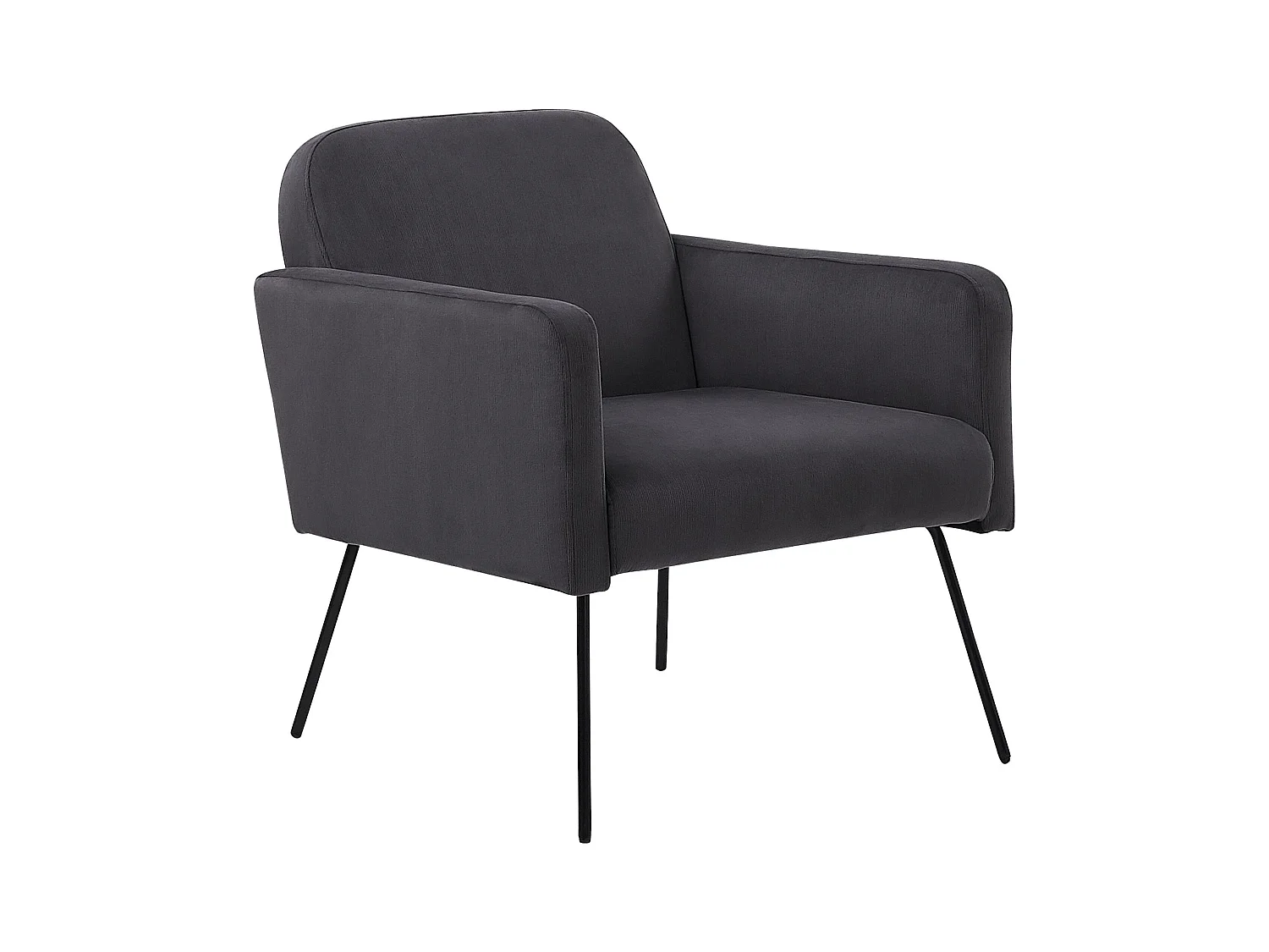 Fauteuil NARKEN Velours Gris