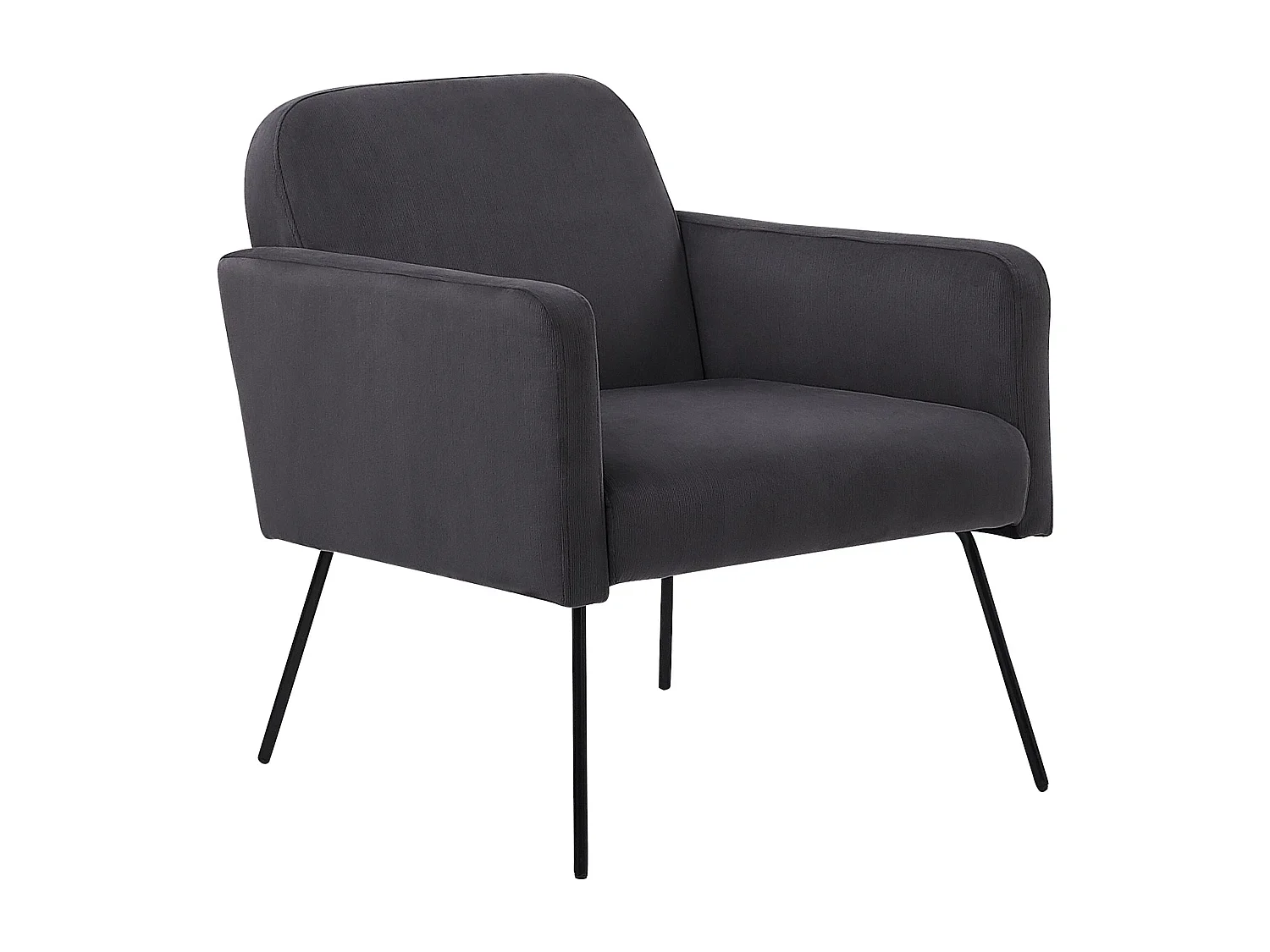 Fauteuil NARKEN Velours Gris