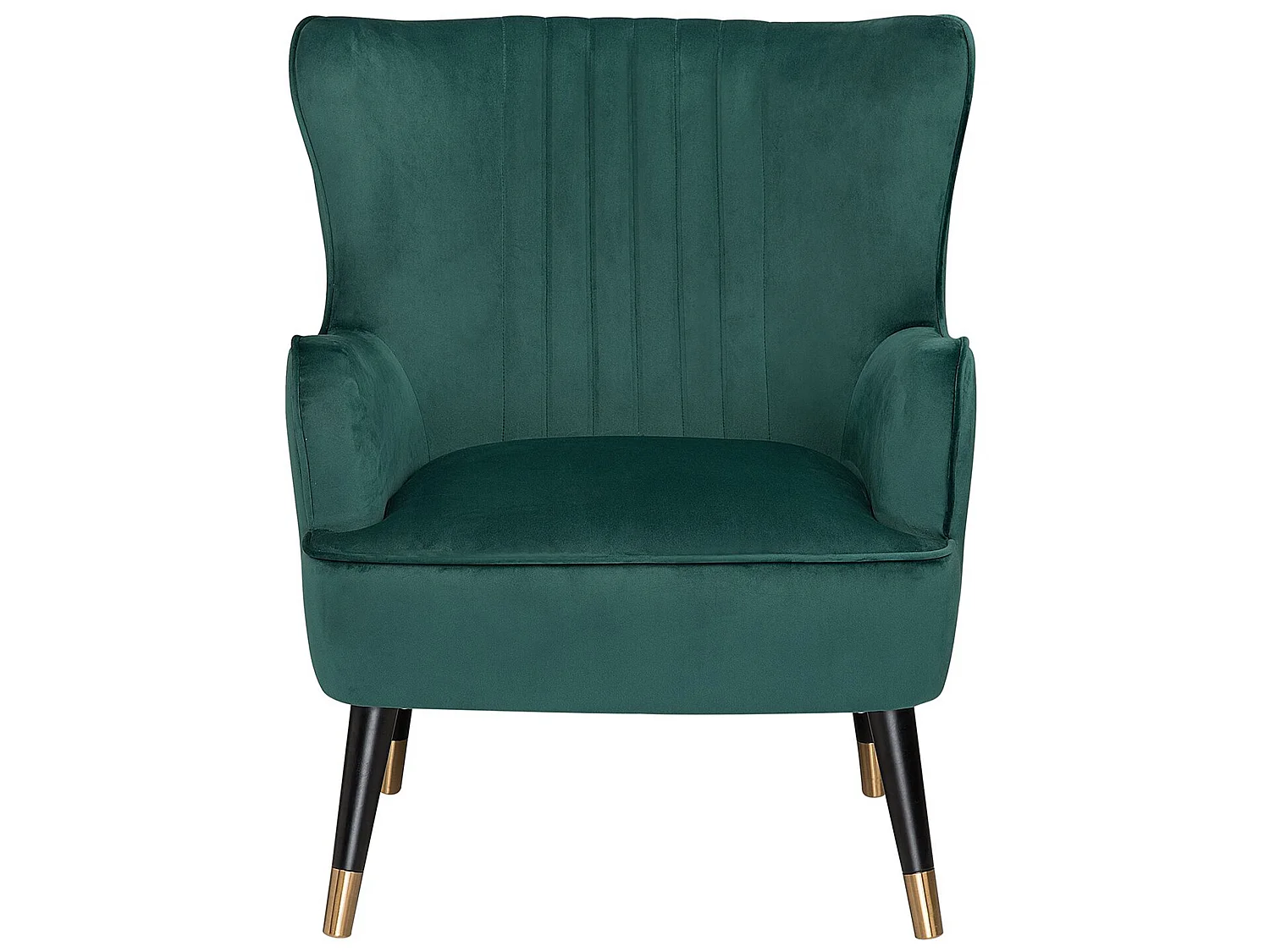 Oorfauteuil VARBERG Fluweel Smaragdgroen