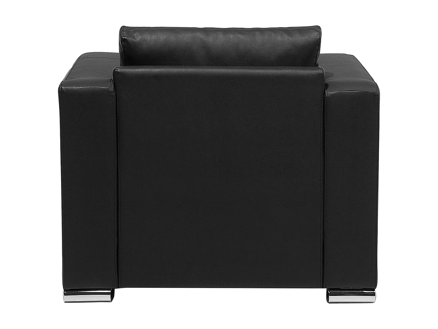 Fauteuil HELSINKI Leer Zwart