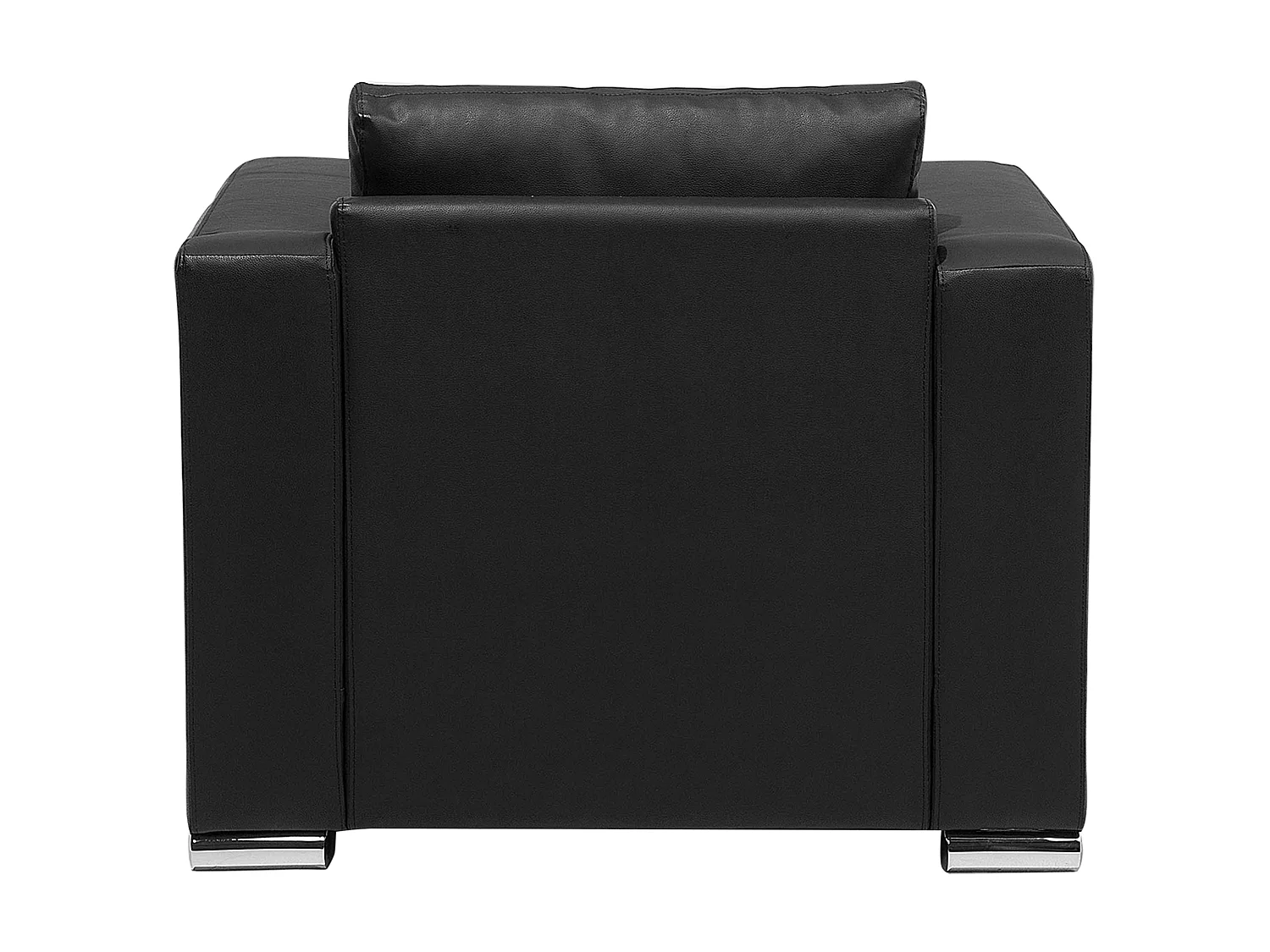 Fauteuil HELSINKI Leer Zwart