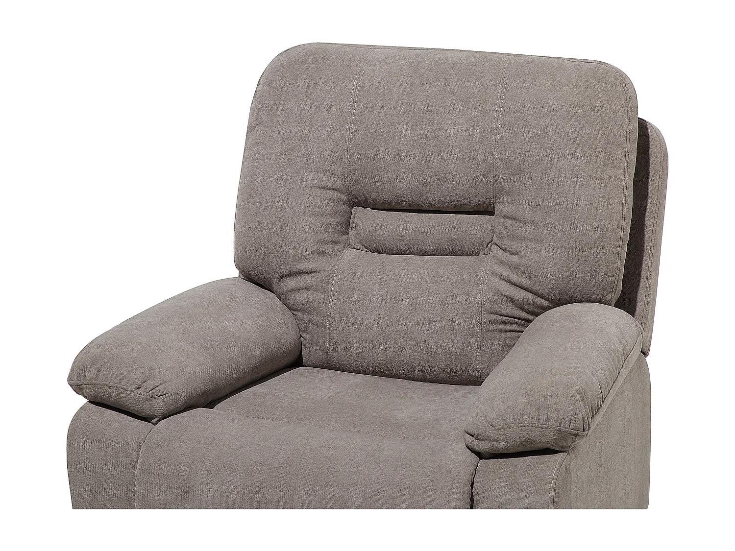 Fernsehsessel BERGEN Stoff Taupe