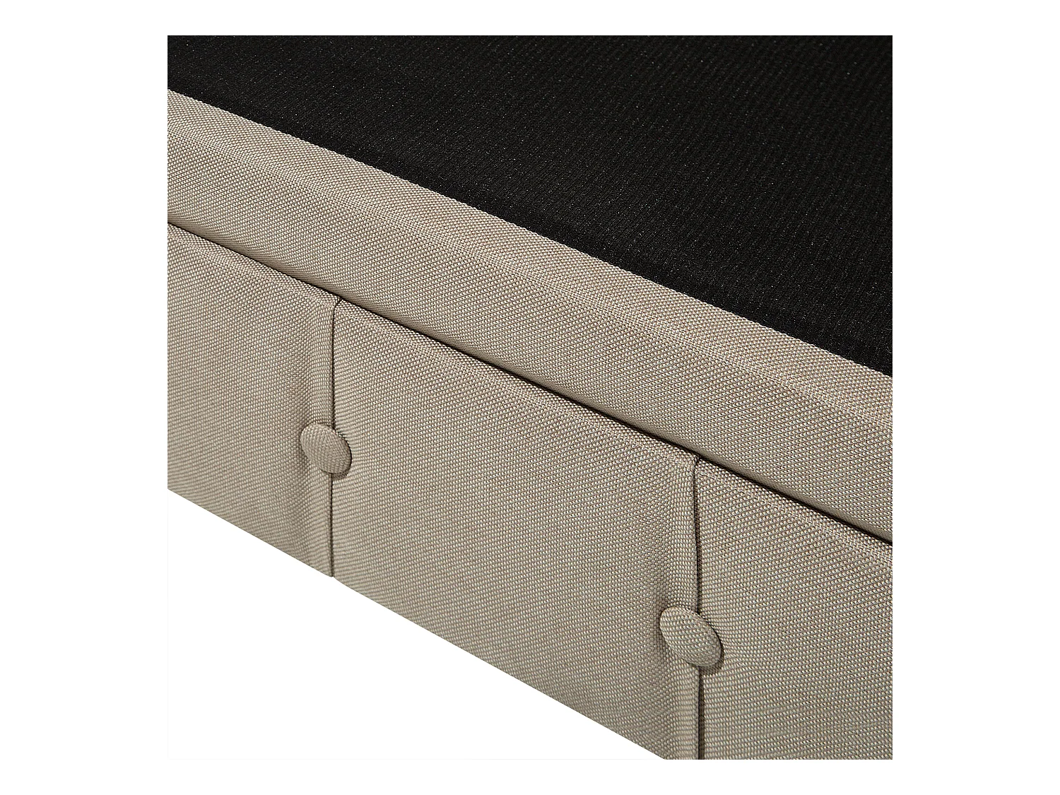 Fauteuil CHESTERFIELD Tissu Beige