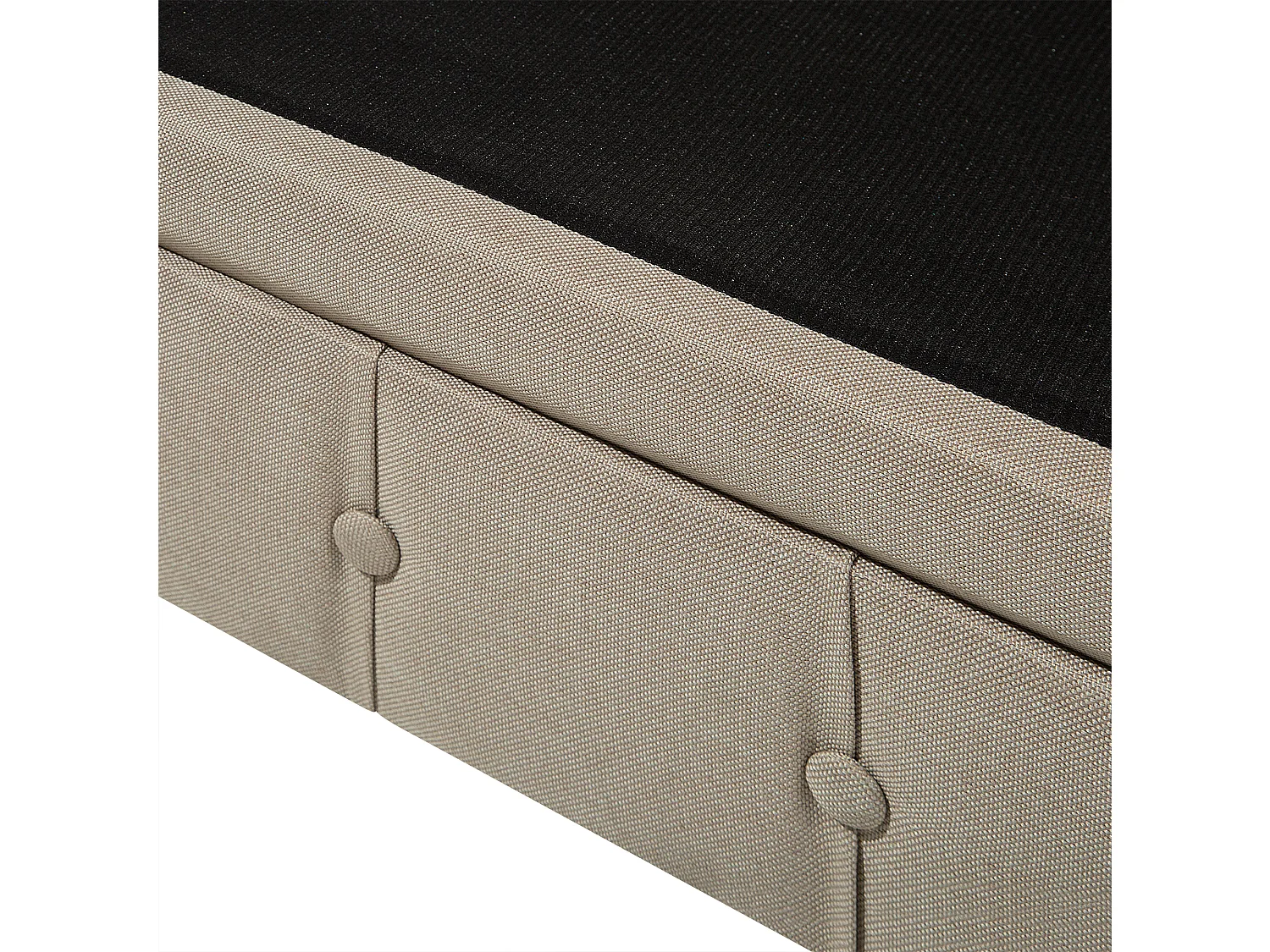 Fauteuil CHESTERFIELD Tissu Beige