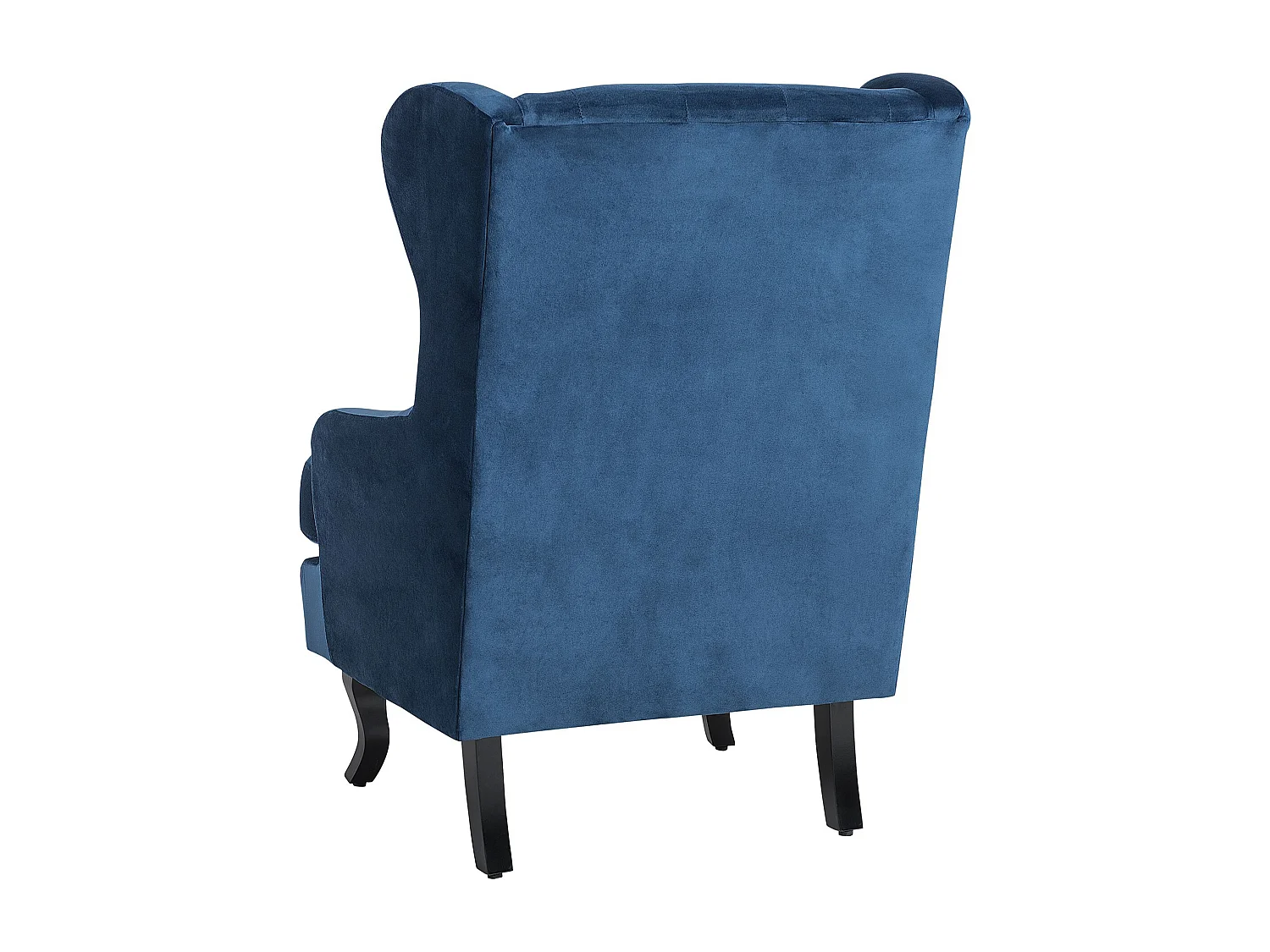 Fauteuil à oreilles ALTA Velours Bleu foncé