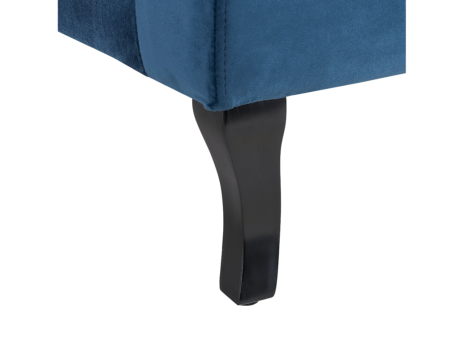 Fauteuil à oreilles ALTA Velours Bleu foncé