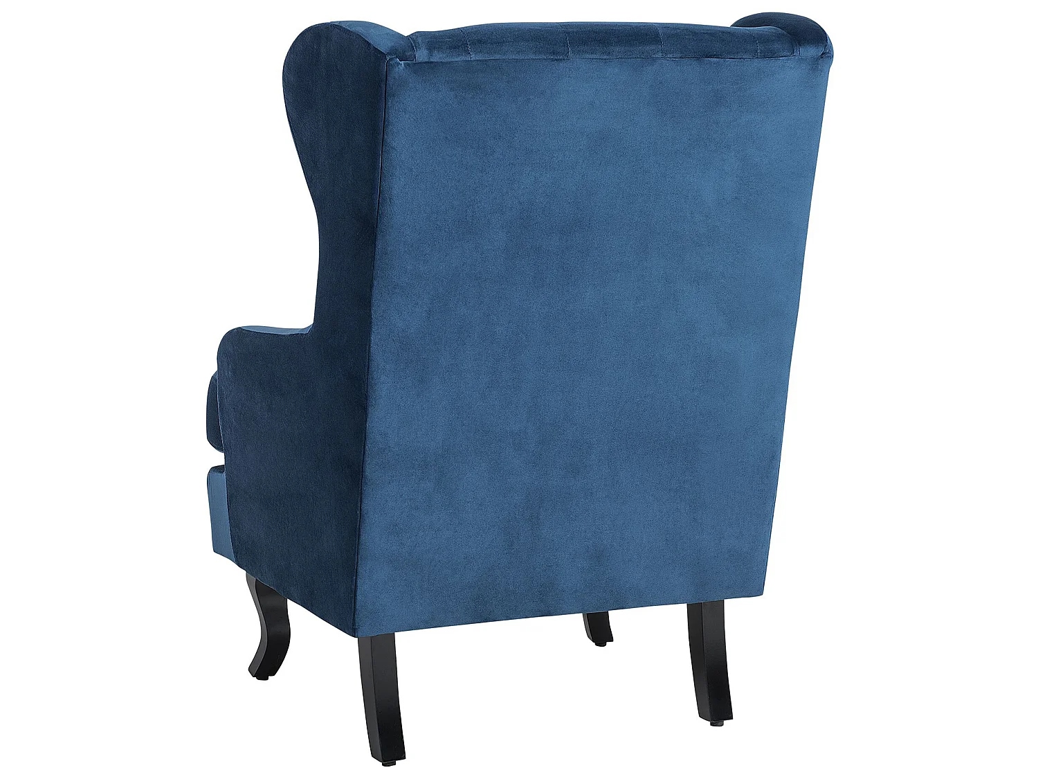 Fauteuil à oreilles ALTA Velours Bleu foncé