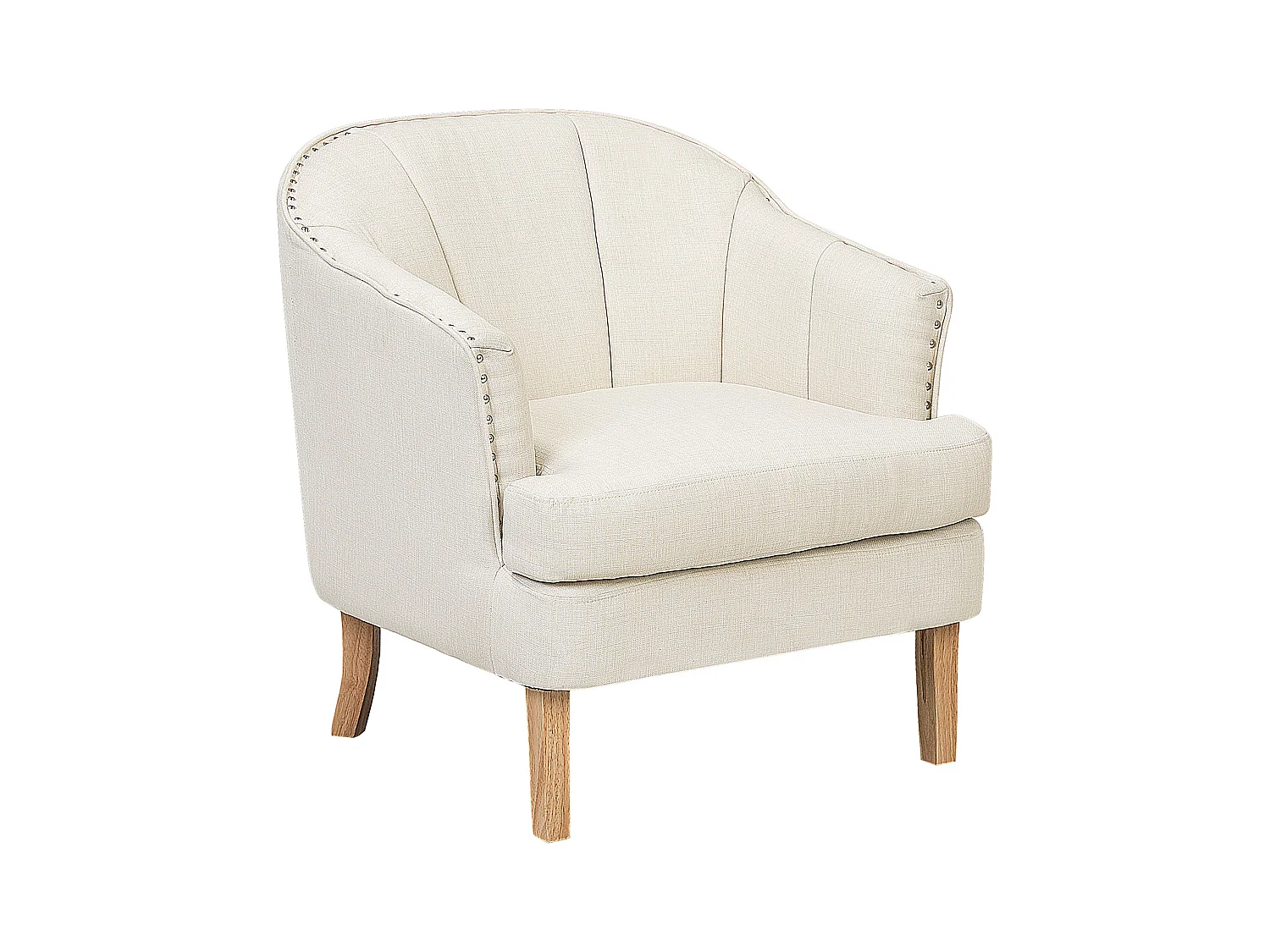 Fauteuil ELVERUM Stof Beige