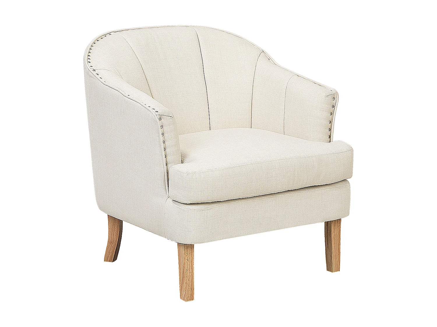 Fauteuil ELVERUM Stof Beige