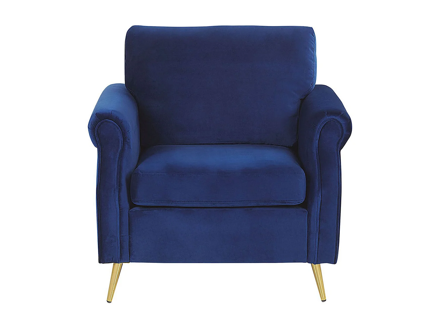 Fauteuil VIETAS Velours Bleu marine