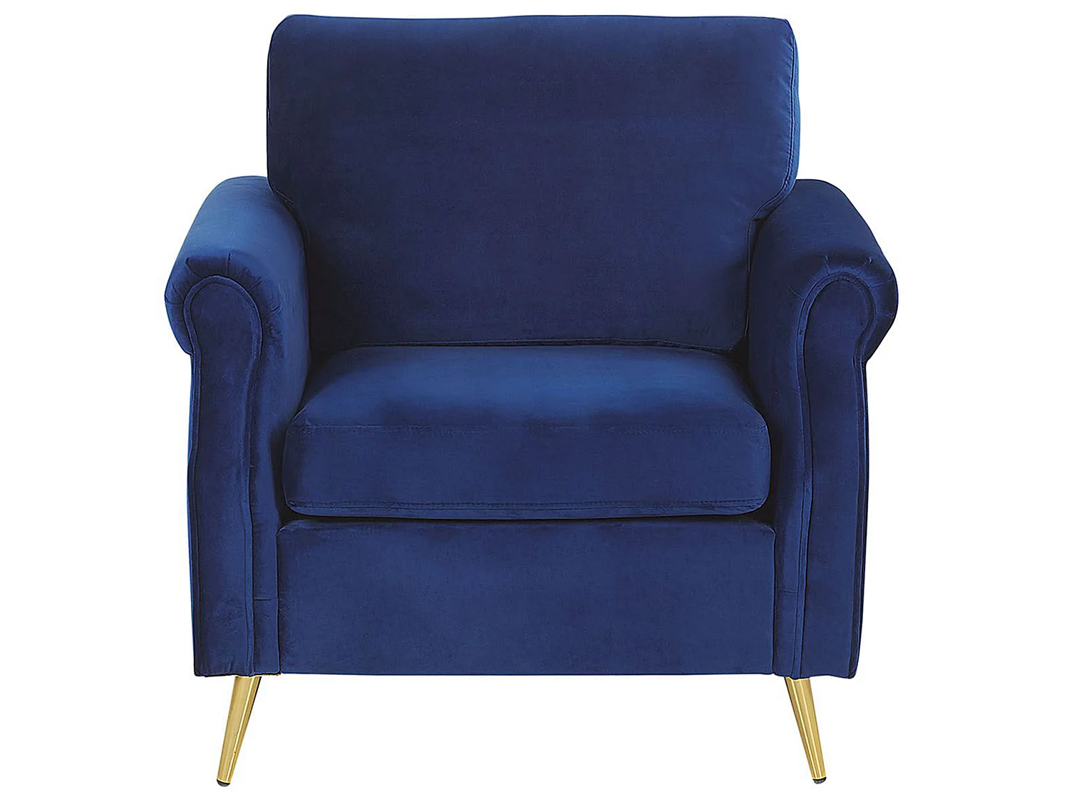 Fauteuil VIETAS Fluweel Marineblauw