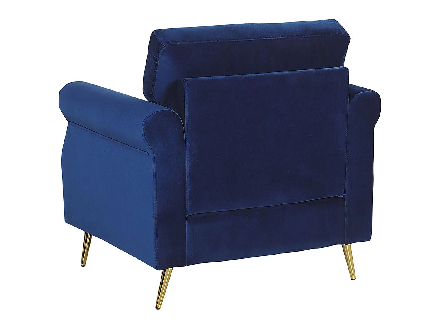 Fauteuil VIETAS Fluweel Marineblauw