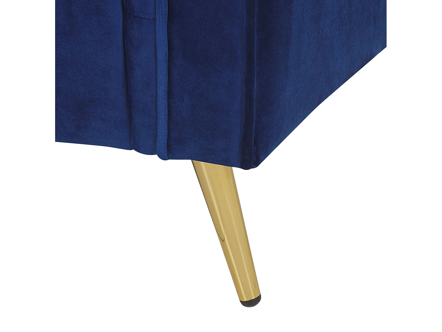 Fauteuil VIETAS Fluweel Marineblauw