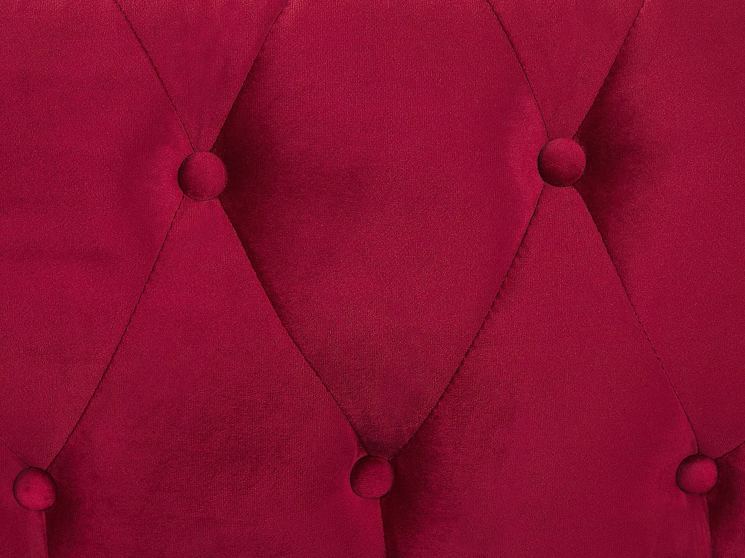 Fauteuil CHESTERFIELD Velours Rouge foncé