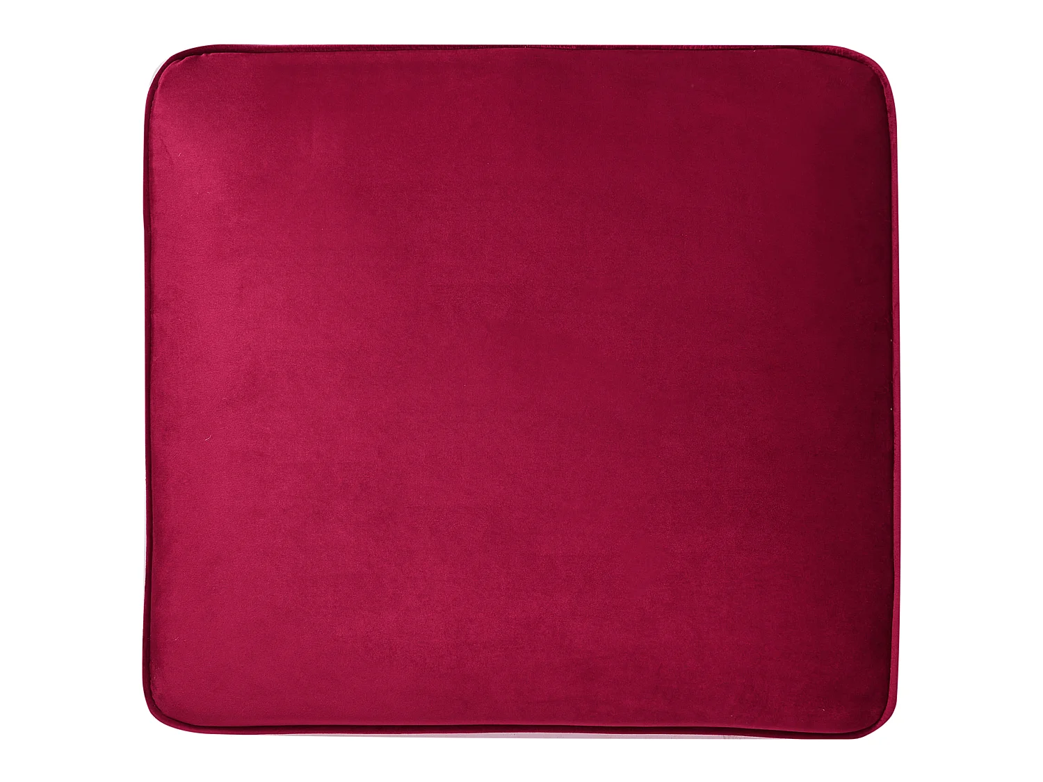 Fauteuil CHESTERFIELD Velours Rouge foncé