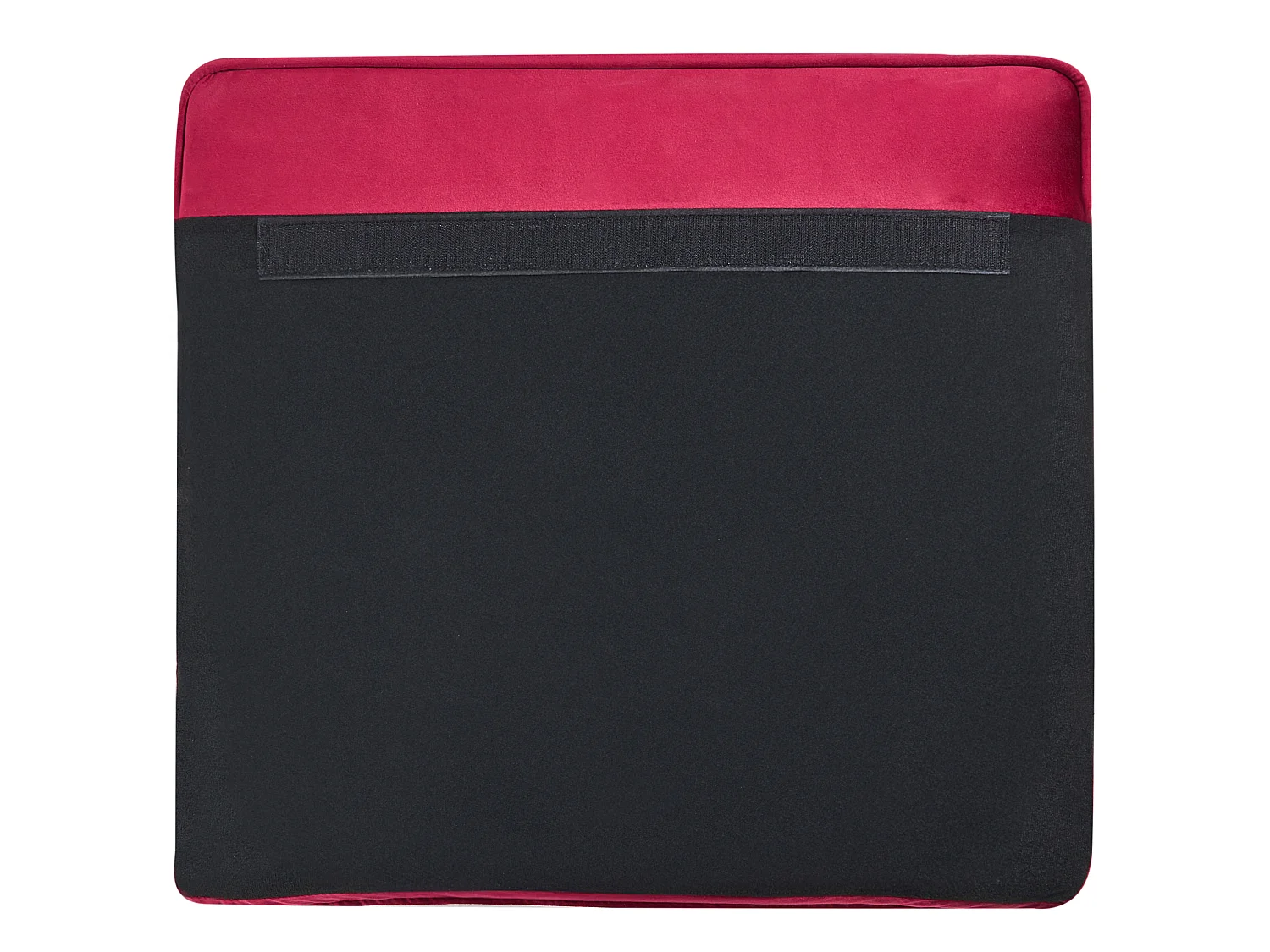 Fauteuil CHESTERFIELD Velours Rouge foncé