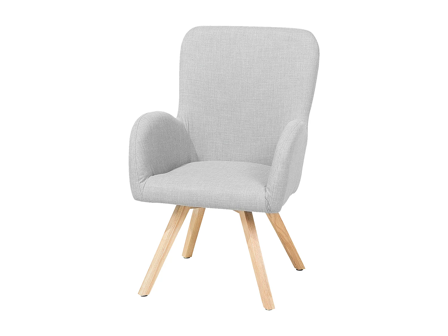Fauteuil BJARN Stof Lichtgrijs