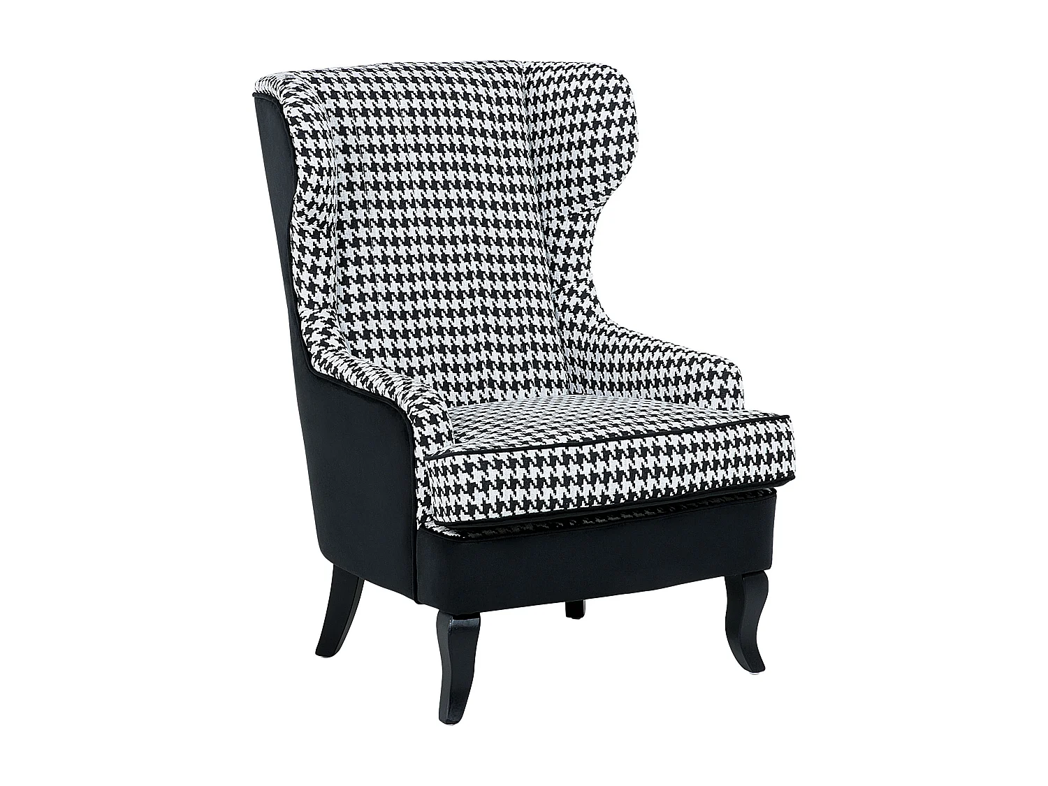 Fauteuil MOLDE Tissu Noir